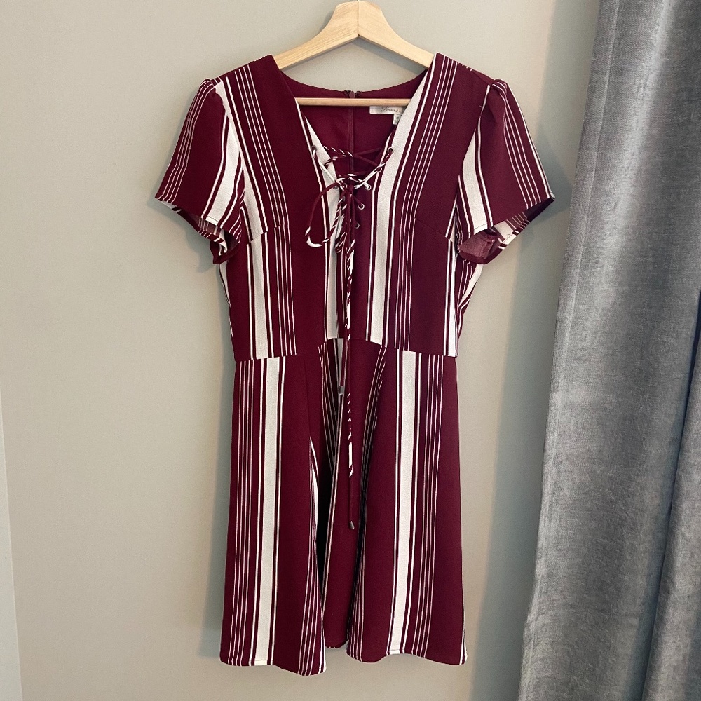 Lovers + Friends Compass Fit & Flare Dress